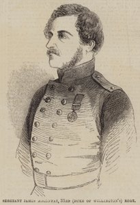 Sersjant James Holloway, 33. (Duke of Wellingtons) regiment (gravering) av English School