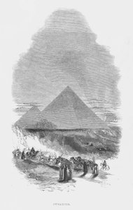 De syv underverkene i den antikke verden: Pyramider (gravering) av English School