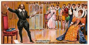 Shakespeare leser for dronning Elizabeth av English School