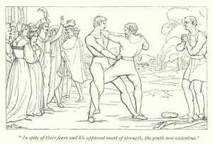 Shakespeares As You Like It; Brytingen mellom Orlando og Charles av English School