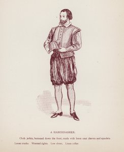 Shakespeares Taming of the Shrew: A Haberdasher (litho) av English School