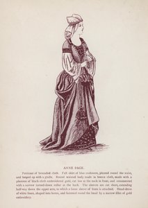 Shakespeares The Merry Wives of Windsor: Anne Page (litho) av English School