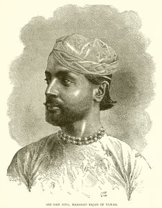 Sheodan Singh, Maharao Rajah fra Ulwar av English School
