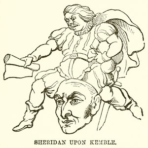 Sheridan upon Kemble av English School