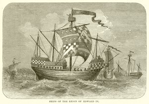 Ship of the Reign of Edward IV av English School