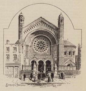 Shoreditch Tabernacle (gravering) av English School