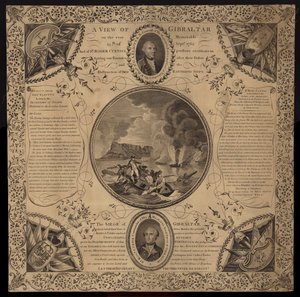 Beleiring av Gibraltar, 1779-1783 av English School