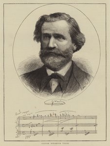 Signor Giuseppe Verdi (gravering) av English School