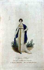 Signora Collini (f.1784), første sangerinne ved King