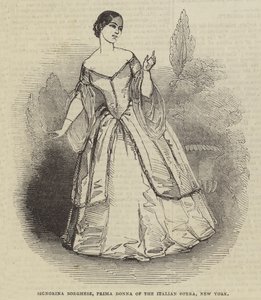Signorina Borghese, Prima Donna fra den italienske operaen, New York av English School