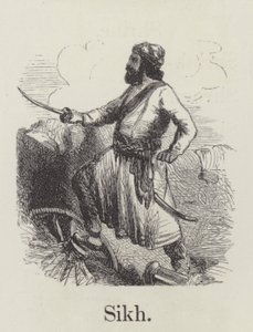 Sikh (gravering) av English School