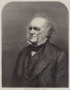 Sir Charles Lyell, Baronet, DCL og FRS (gravering) av English School
