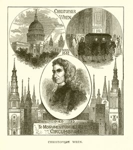 Sir Christopher Wren av English School