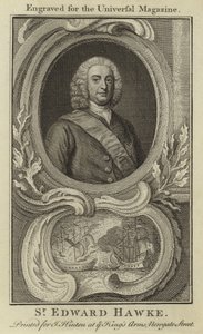 Sir Edward Hawke av English School