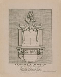 Sir Edward Wynters Monument, på sørveggen i Battersea Church av English School