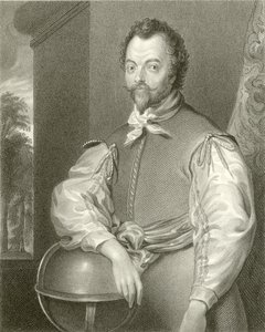 Sir Francis Drake av English School