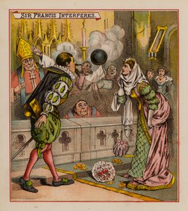 Sir Francis Drake And His Goblins (litho-farge) av English School