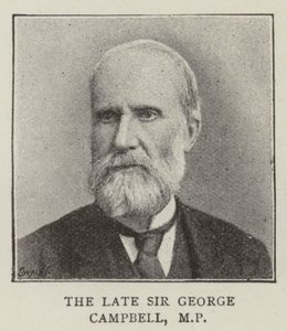 Sir George Campbell (gravering) av English School
