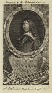 Sir George Lisle av English School