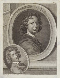Sir Godfrey Kneller og John Zackary Kneller av English School