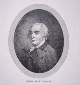 Sir Guy Carleton (litho) av English School