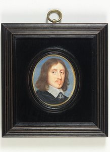 Sir Henry Vane The Younger (akvarell på vellum) av English School