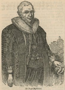 Sir Hugh Myddelton av English School