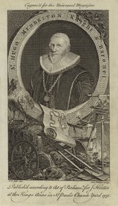 Sir Hugh Myddelton, ridder og baronet av English School