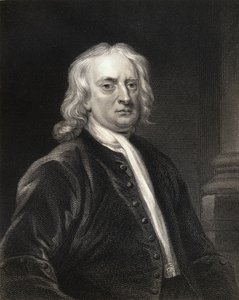 Sir Isaac Newton (1642-1727) fra Gallery of Portraits, utgitt i 1833 av English School