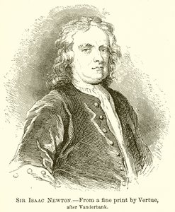 Sir Isaac Newton av English School