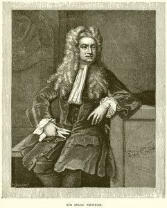 Sir Isaac Newton av English School