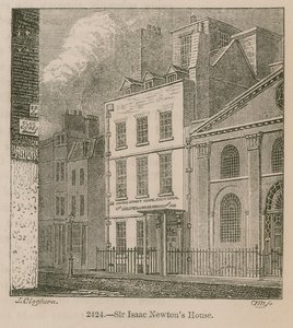 Sir Isaac Newtons House, St Martins Street, Leicester Square London av English School