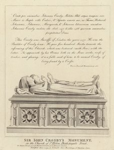 Sir John Crosbys-monumentet av English School