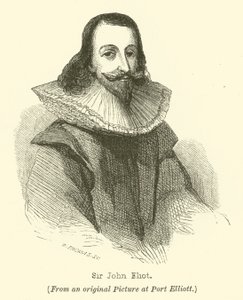 Sir John Eliot (gravering) av English School