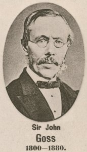 Sir John Goss (gravyr) av English School