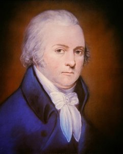 Sir John Johnson (pastell på papir) av English School