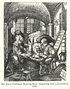Sir John, Sucklings «Brølende gutter» (gravering) av English School