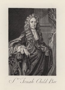 Sir Josiah Child (gravering) av English School