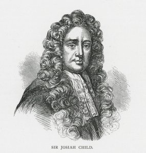 Sir Josiah Child (gravering) av English School
