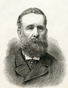Sir Oswald Walters Brierly (1817-94) fra Illustrated London News av English School