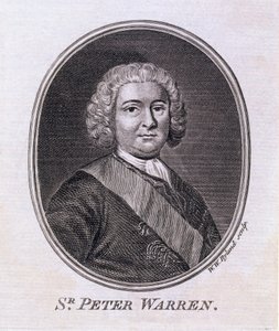Sir Peter Warren av English School
