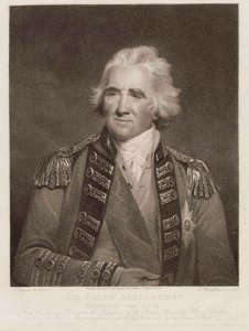 Sir Ralph Abercromby, Knight of the Bath, ca. 1800 (stippgravering) av English School