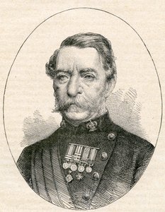 Sir Robert Napier, 1868 av English School