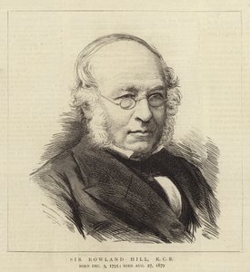 Sir Rowland Hill, KCB (gravering) av English School