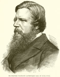 Sir Stafford Northcote (etterpå jarl av Iddesleigh) av English School
