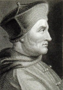 Sir Thomas Wolsey (ca. 1475-1530) (gravering) av English School