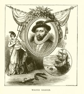 Sir Walter Raleigh av English School