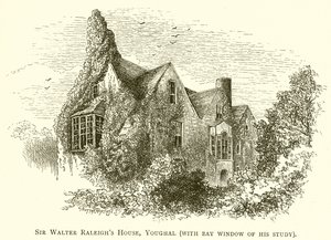 Sir Walter Raleighs House, Youghal (med karnappvindu fra studiet hans)