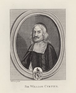 Sir William Curtius (gravering) av English School