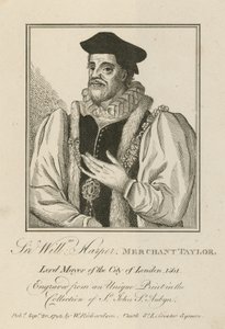 Sir William Harper, Merchant Taylor, Lord Mayor of London av English School